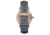 Empress Augusta Automatic Mosaic Mother-of-Pearl Leather-Band Watch, Rose Gold/Grey, One Size, EMPEM3504