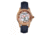 Empress Augusta Automatic Mosaic Mother-of-Pearl Leather-Band Watch, Rose Gold/Grey, One Size, EMPEM3504