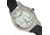 Empress Augusta Automatic Mosaic Mother-of-Pearl Leather-Band Watch, Silver/Black, One Size, EMPEM3501