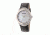 Empress Francesca Automatic MOP Leather-Band Watch, White/Black EMPEM2201