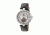 Empress Stella Semi-Skeleton Leather Band Watch, White/Black EMPEM2101