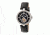 Empress Stella Semi-Skeleton Leather Band Watch, Black/Black EMPEM2102