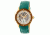 Empress Victoria Automatic Wood Bezel Skeleton Dial Leather-Band Watch, Gold/Silver/Turquoise, Standard EMPEM1703