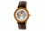 Empress Victoria Automatic Wood Bezel Skeleton Dial Leather-Band Watch, Gold/Silver/Dark Brown, Standard EMPEM1705
