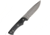 Entrek Leopard Fixed Blade Knife, 4.75in, 440C Steel, Drop Point, Black, Canvas Micarta Handle EN38