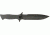 Entrek Merc II Fixed Blade Knife, Black Canvas Micarta Handle EN18B