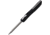 EOS Harpoon OTF Tanto Automatic Folding Knife, 5.38in Closed, 3.75in Stonewash CPM-20CV Stainless Tanto Blade, Black Anodized Aluminum Handle, AUTO BLACK AND SATIN TANTO