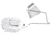 Epic Baits Buzz Bait Slow Rollr, Ghost White, 1/2 oz, BBSR12WHTBLF027