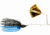 Epic Baits Buzz Bait Slow Rollr, Gold Blade, Midnight Blue, 3/8 oz, BBSR38BLKBLFGB025