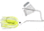 Epic Baits Buzz Bait Slow Rollr, White/Chart, 3/8 oz, BBSR38WHTBLF026