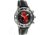 Equipe Eqb101 Mustang Boss 302 Mens Watch - Silver Case, Black Dial w/ Red Stripe