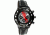 Equipe Eqb106 Mustang Boss 302 Mens Watch - Black Case, Silver Dial w/ Red Stripe