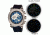 Equipe Tritium Stud Mens Watch, Black-Silver-Blue EQUET508
