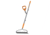 Ergiesystems 16 Tines Steel Shaft Strain Reducing Bow Rake - 55in, Orange ERG-BWRK16