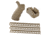 ERGO AR-15 Furniture Kit - Grip, MagWell Grip and Rail Covers, Dark Earth, 6400-DE