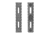 Ergo Grip 10 Slot 4in x .400 Ultra Lite Aluminum Rail w/ 1.10-2.10in Hole Spacing, Black 4761