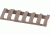 ERGO 7-Slot Low-Pro Ladder Rail Cover, 3 Pack, Dark Earth, 4378-3PK-DE