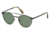 Ermenegildo Zegna EZ0026 Sunglasses - Shiny Gun Metal Frame Color, Green Lens Color
