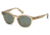 Ermenegildo Zegna EZ0029 Sunglasses - Shiny Light Brown Frame Color, Green Lens Color