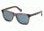 Ermenegildo Zegna EZ0082 Sunglasses - Dark Brown Frame Color, Blue Lens Color