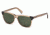 Ermenegildo Zegna EZ0082 Sunglasses - Shiny Light Brown Frame Color, Green Lens Color