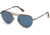 Ermenegildo Zegna EZ0103 Sunglasses - Matte Light Bronze Frame Color, Blue Lens Color