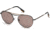 Ermenegildo Zegna EZ0103 Sunglasses - Shiny Gunmetal Frame Color, Brown Lens Color