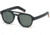 Ermenegildo Zegna EZ0113 Sunglasses - Matte Black Frame Color, Green Polarized Lens Color