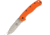 Esee Avispa Framelock Orange Folding Knife, 3.5 stonewash finish AUS-8 stainless blade, Orange textured G10 handle with stonewash finish s, BRK1301ORANGE SATIN BLADE