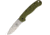 Esee Avispa Framelock SK5 OD Folding Knife, 3.5 stonewash finish SK5 carbon steel blade, OD green textured polymer handle with stonewash fi, BRK1303OD SK5 BLADE OD GREEN H