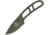 Esee Candiru Fixed Blade Knife w/Kit,2in,Drop Point,OD Green,1095 Carbon Steel,Skeletonized Handle, CAN-OD-KIT