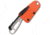 Esee Imlay Rescue Knife Orange Knife, 6in Overall, 2.25in SW Partially Serrated 440 SS Blade, One-Piece Construction, Finger Ring, Retention Strap, Orange Kydex Sheath, ESEE-IMLAY-OR