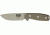 Esee Mdl 4 Part Srtd Fxd Knife, 4.5in, Srtd, OD Green Hdl,pommel,sheath,clip plate ES4SMBDT