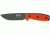 Esee Mdl 4 Plain Edge Fxd Knife, 4.5in, Foliage Green Steel, Orange G10 Hdl,pommel ES4PKOOD