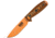 Esee Model 4 3D Fixed Blade Orange Knife, 4.5 orange powder coated 1095HC steel blade, Black and orange 3D machined G10 handle, 4POR-006