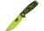 Esee Model 4 3D Fixed Blade Venom Knife, 4.5 green powder coated 1095HC steel blade, Black and green 3D machined G10 handle, 4PVG-007