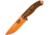 Esee Model 5 Fixed Blade Orange Knife, 5.25 orange powder coated 1095HC steel blade, Black and orange 3D machined G10 handle, 5POR-006