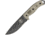 Esee Model 5 Serrated Tactical Fixed Blade Knife, 5.25in, 1095 Carbon Steel, Partially Serrated, Canvas Micarta Handle ES5STG