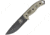 Esee Model 5 Tactical Fixed Blade Knife, 5.25in, 1095 Carbon Steel, Canvas Micarta Handle ES5PTG