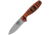 Esee Xancudo Fixed Blade S35V Org Knife, 3 stonewash finish S35VN stainless blade, Black and orange 3D machined G10 handle, XAN2-006
