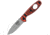 Esee Xancudo Fixed Blade S35V Org Knife, Carabiner hole in handle, 3 stonewash finish S35VN stainless blade, Black and orange 3D machined G10 handle, XAN1-006