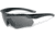 ESS Crossbow 2X Eyeshields Shooting Safety Glasses, Black Frame, Clear/Smoke Lenses 740-0504
