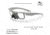 ESS Crossbow 2X Eyeshields Shooting Safety Glasses, Coyote Brown Frame 740-0463