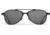 ESS inVINCEible Aviator Sunglasses, Black/Smoke Gray, Medium, EE4062-01