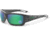 ESS Waterman Credence Sunglasses, Carbon Gray Frame, Polarized Mirrored Green Lens, Medium/Large, EE9015-18