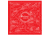 Essential Gear Stay Safe Bandana, Red EG100-BD-01