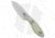 Evans Knives Companion Fixed Blade Knife, 2.875in, CPM 20CV, Drop Point Blade, G-10, Jade Handle, Jade/Gray, 6.00 inch, BHQ-82143
