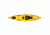Evoke Paddle Sports Vue 120 Sit On Kayak-Golden