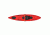 Evoke Paddle Sports Vue 120 Sit On Kayak-Red Hot