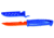 Evolution Bait Knife 4 in Blu Handle Org Blade Blu Cover, EV-BK4-GR